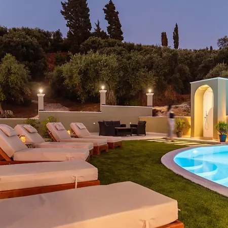 Socrates Gardeno Luxury Sea View Pool Escape Ferienhaus Vitaládes