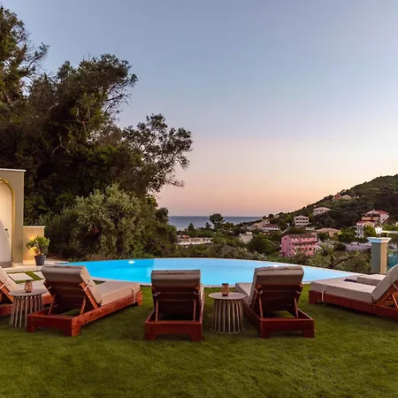 Socrates Gardeno Luxury Sea View Pool Escape Semesterbostad Vitaládes