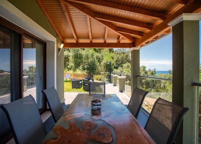 Vakantiehuis Socrates Gardeno Luxury Sea View Pool Escape *
